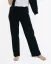 Women´s Cashmere Blend Pants - Color: Black, Size: M-L