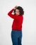 Damen Woll-Rollkragenpullover Merino - Farbe: Grau