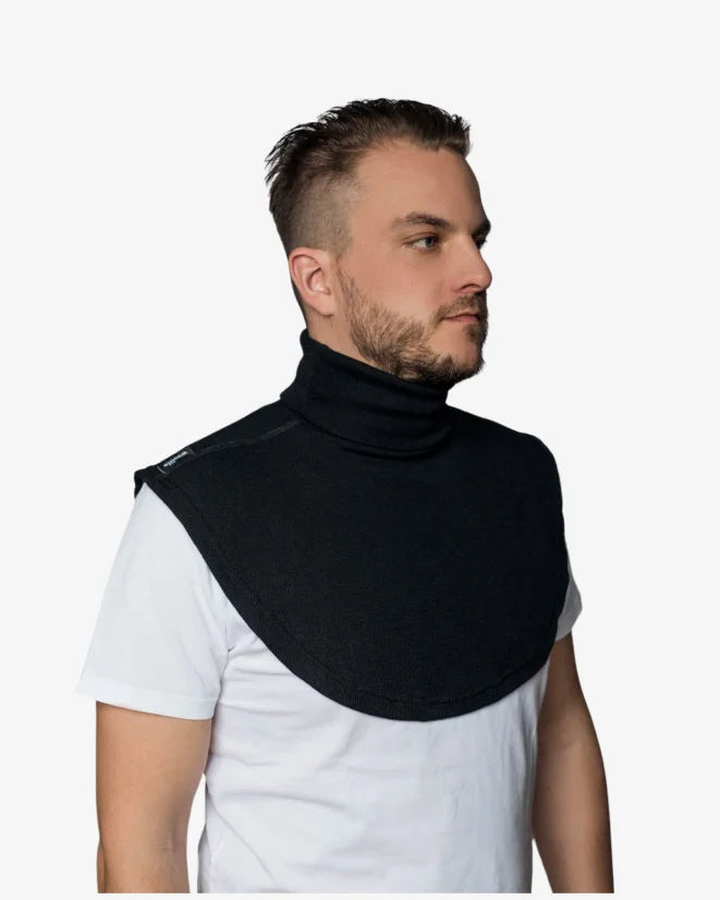 Men´s Wool Neckwarmer Merino 240 Black UNI