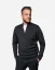 Men´s Merino Wool Sweater with Zipper - Color: Blue, Size: XXL