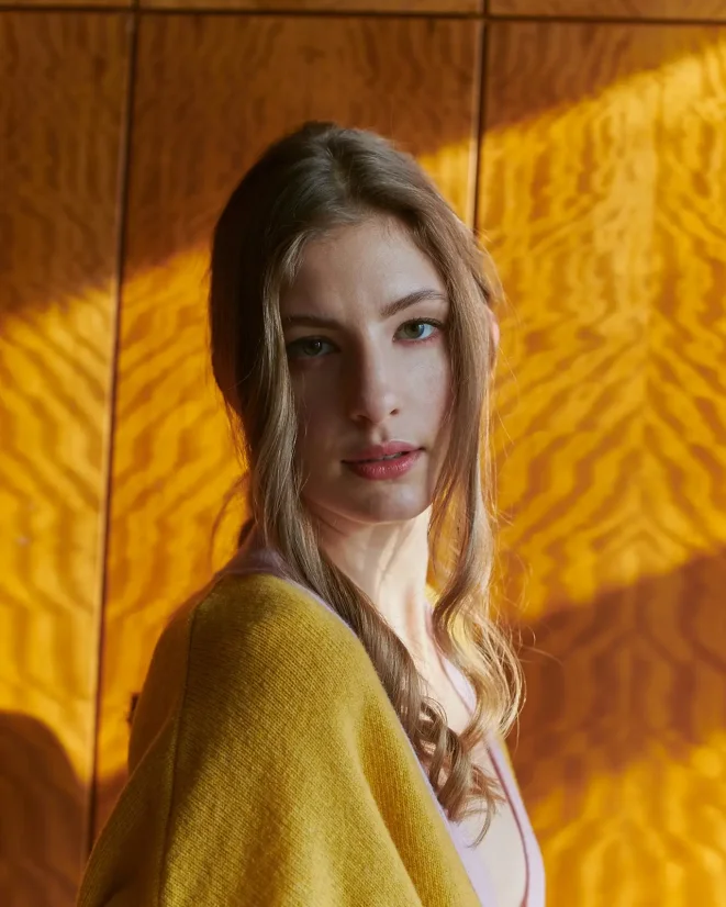 Dámske vlnené kimono - Farba: Modrá, Veľkosť: M