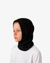 Detský funkčný nákrčník Merino 210 Black 30x18 cm