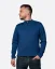 Men´s Merino Wool Sweater with Zipper - Color: Blue, Size: XXL