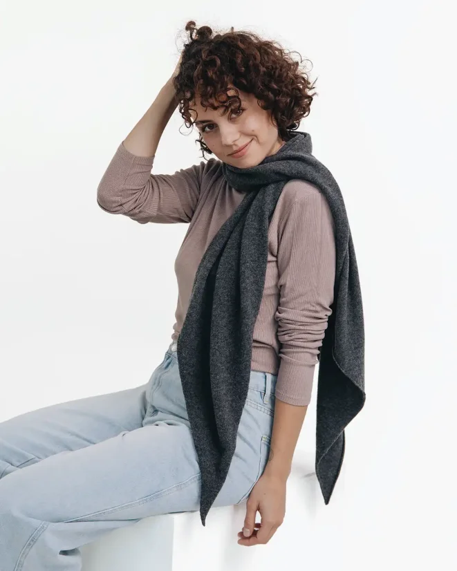 Scarf Cashmere Black