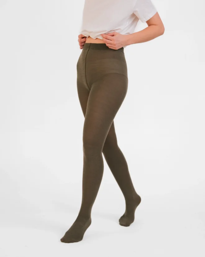 Damen Merino SuperSoft Strumpfhose - Farbe: Schwarz, Strumpfgröße: 182/116