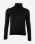 Damen Woll-Rollkragenpullover Bodywarmer - Farbe: Schwarz, Größe: XL