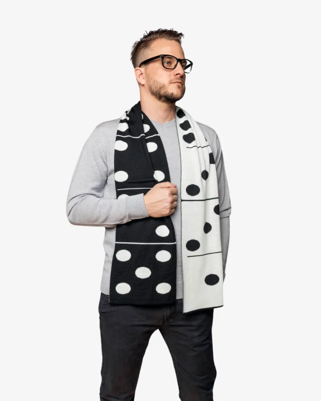 Vlněná šála DOMINO
