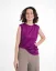 Damen Funktions Tanktop Merino 140 - Farbe: Dunkelviolett, Größe: XL