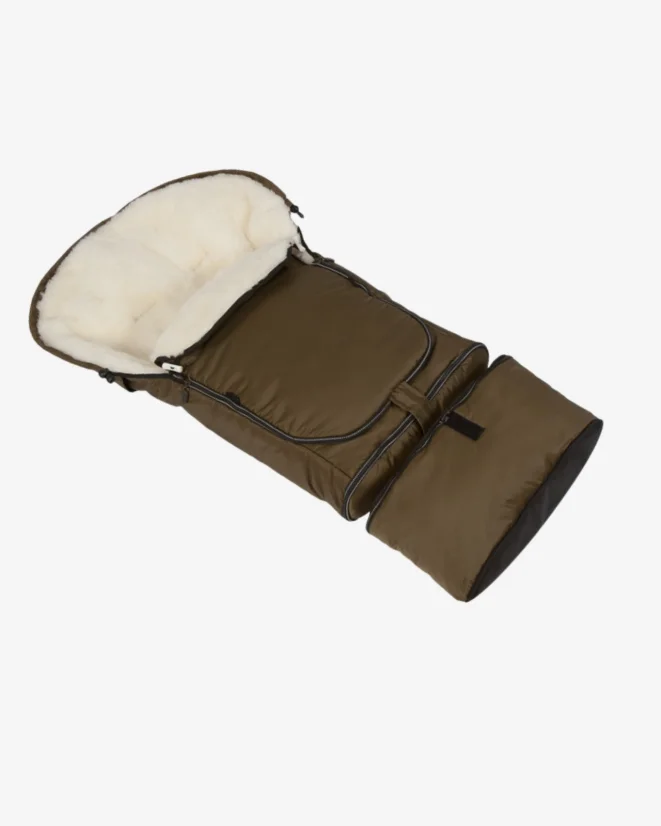 Woolife Kombi Cashmere Khaki Babyschlafsack