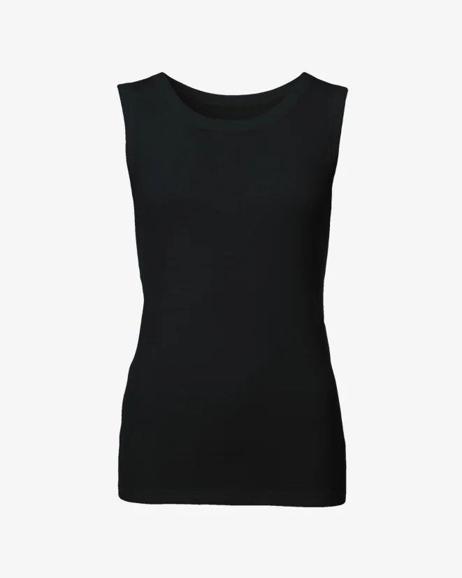 Damen-Funktions-Tank-Top Merino 210 - Farbe: Schwarz, Größe: L
