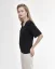Damen T-Shirt Merino Basic 140 - Farbe: Schwarz, Größe: XXL