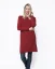 Women´s Cashmere Dress - Color: Cinnamon, Size: M