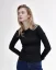 Damen T-Shirt Merino Basic 140 - Farbe: Schwarz, Größe: XS