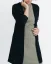 Damen 3/4 Strickjacke aus Wolle - Farbe: Schwarz, Größe: S