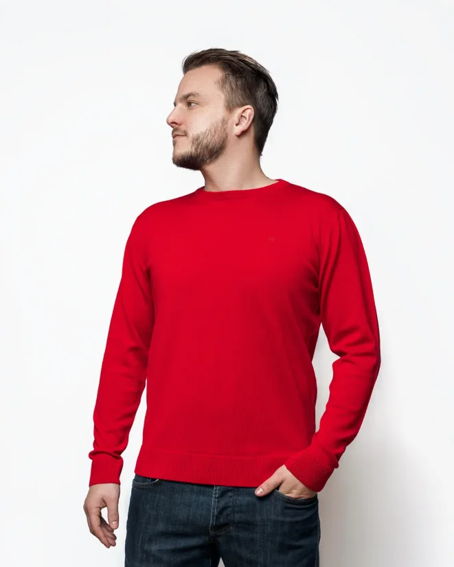 Men´s Merino Wool Sweater - Color: Antracit, Size: S