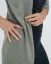 Damen 3/4 Strickjacke aus Wolle - Farbe: Schwarz, Größe: S