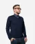 Men´s Merino Wool Sweater with Deep Neckline - Color: Grey, Size: S