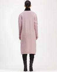 Langer Cardigan aus Lambswool-Wolle für Damen