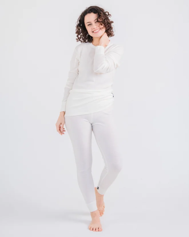 Women´s Functional T-Shirt Merino 210 Long Sleeve - Color: Beige, Size: XL