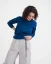 Damen Woll-Rollkragenpullover Merino - Farbe: Grau