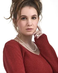 Woll-Kaschmir-Crewneck-Pullover für Damen