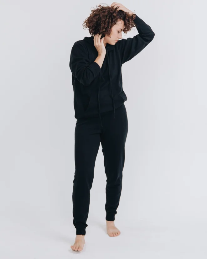 Dámské tepláky Kašmír Blend - Farba: Olivová, Veľkosť: XL-XXL