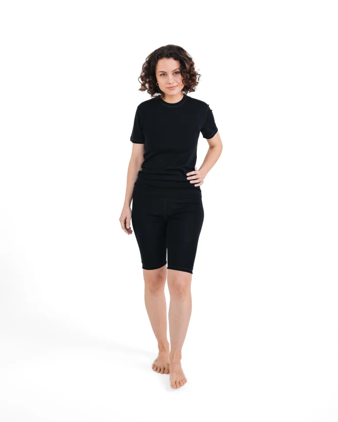 Dámske funkčné tričko Merino 210 - Farba: Čierna, Veľkosť: XL