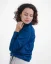 Damen Woll-Rollkragenpullover Merino - Farbe: Grau