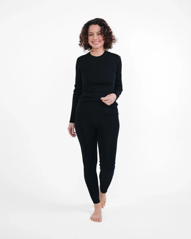 Damen Funktions T-Shirt Merino 210 Langarm - Farbe: Beige, Größe: XXL