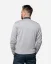 Men´s Merino Wool Sweater with Deep Neckline - Color: Grey, Size: S