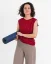 Damen Funktions Tanktop Merino 140 - Farbe: Dunkelviolett, Größe: XL