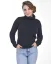 Damen-Rollkragenpullover aus Kaschmir - Farbe: Zimt, Größe: XL