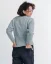 Dámský vlněný slim fit svetr Alpaka Blend - Barva: Šedá, Velikost: M-L