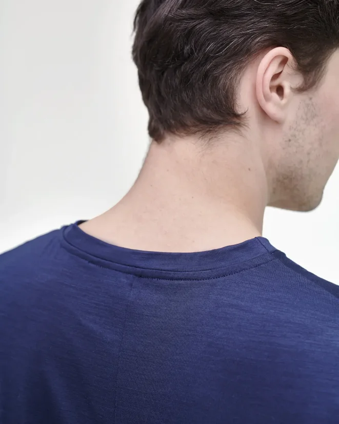Men´s T-shirt Merino Basic 140 - Color: Black, Size: L