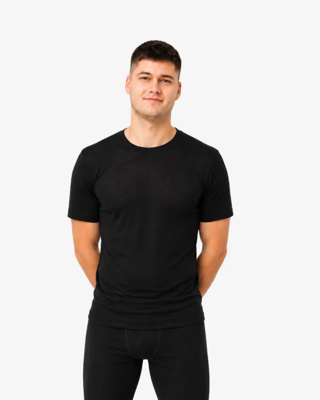 Men´s Functional T-Shirt Merino 210 - Color: Beige, Size: S
