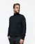 Men´s Merino wool turtleneck - Color: Black, Size: M