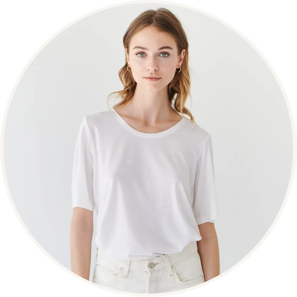 Damen T-Shirts - Material - 100% wool Merino 140g/m2, 17,7 µm