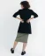Damen 3/4 Strickjacke aus Wolle - Farbe: Schwarz, Größe: S