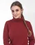 Damen-Rollkragenpullover aus Kaschmir - Farbe: Zimt, Größe: XL