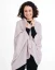Wool Plaid Scarf with armholes