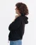 Women´s Cashmere Blend Hoodie - Color: Brown, Size: M-L
