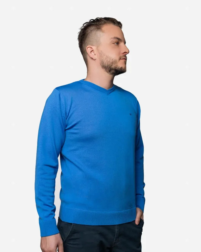 Men´s Merino wool crewneck sweater - Color: Grey, Size: XXL