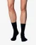 3 PACK Woolife Wollsocken mit Rippe - Farbe: Schwarz, Schuhgröße: 31-32