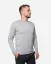 Men´s Merino wool crewneck sweater - Color: Grey, Size: XXL