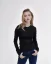 Dámske tričko Merino Basic 140 so rukávmi - Farba: Čierna, Veľkosť: L