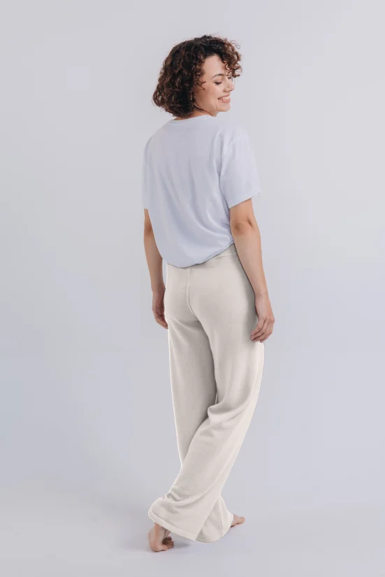 Women´s Cashmere Blend Pants - Color: Black, Size: XS-S