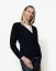 Women´s Wool Sweater VK Merino - Color: Black, Size: M