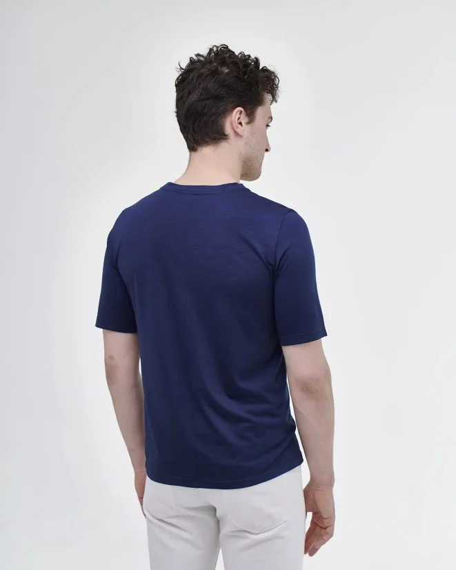 Men´s T-shirt Merino Basic 140 - Color: Black, Size: L