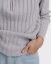 Dámský svetr stojáček se zipem Kašmír Blend - Farba: Hnedá, Veľkosť: XL-XXL