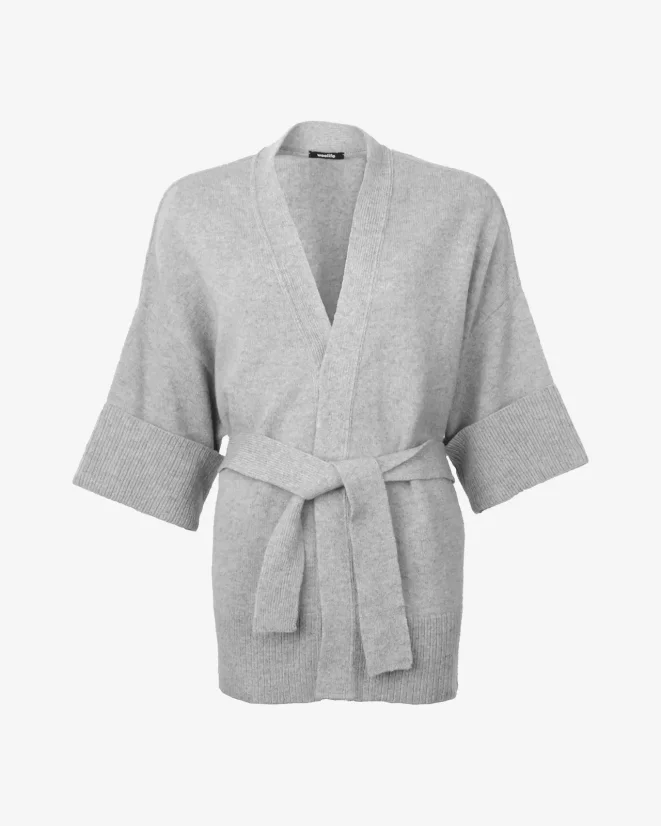 Dámske vlnené kimono - Farba: Modrá, Veľkosť: M